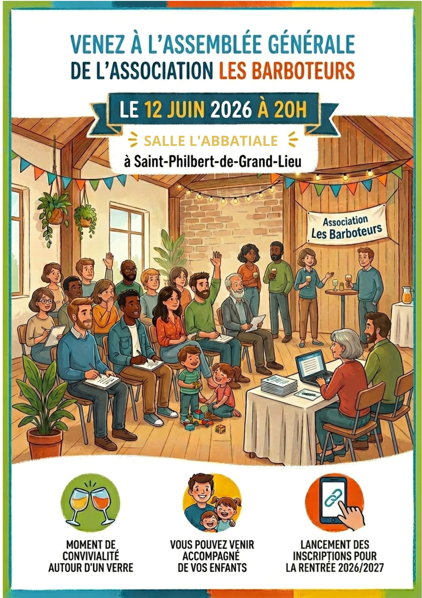 Assemblé Générale 2026 le 12 juin à 20h